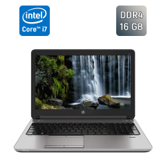 Ноутбук HP ProBook 650 G2 / 15.6" (1366x768) TN / Intel Core i7-6820HQ (4 (8) ядра по 2.7 - 3.6 GHz) / 16 GB DDR4 / 240 GB SSD / Intel HD Graphics 520 / WebCam / Fingerprint