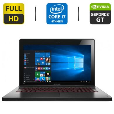 Ноутбук Lenovo IdeaPad Y510p / 15.6" (1920x1080) IPS / Intel Core i7-4700MQ (4 (8) ядра по 2.4 - 3.4 GHz) / 4 GB DDR3 / 128 GB SSD / nVidia GeForce GT 750M, 2 GB GDDR5, 128-bit / WebCam / HDMI