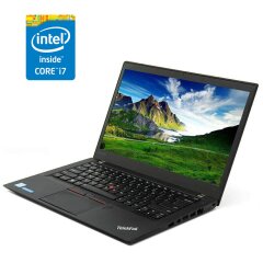 Ноутбук Lenovo ThinkPad T460s / 14" (1920x1080) IPS / Intel Core i7-6600U (2 (4) ядра по 2.6 - 3.4 GHz) / 8 GB DDR4 / 240 GB SSD / Intel HD Graphics 520 / WebCam
