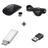 Нова бездротова мишка + Кабель живлення + Флеш пам'ять USB 32 GB + USB Wi-Fi адаптер