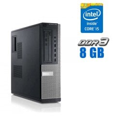ПК Б-клас Dell OptiPlex 7010 DT / Intel Core i5-3550S (4 ядра 3.0 - 3.7 GHz) / 8 GB DDR3 / 500 GB HDD / Intel HD Graphics 2500 / DVD-RW 