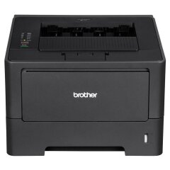 Принтер Brother HL-5450DN / Лазерная монохромная печать / 2400x600 dpi / A4 / 38 стр/мин / USB 2.0, Ethernet / Дуплекс / Кабели в комплекте