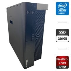 Рабочая станция Dell Precision T3600 Tower / Intel Xeon E5-2660 (8 (16) ядер по 2.2 - 3.0 GHz) / 32 GB DDR3 / 256 GB SSD / AMD FirePro V7900, 2 GB GDDR5, 256-bit / DVD-ROM