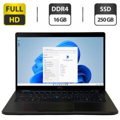 Ультрабук Dell Latitude 5400 / 14" (1920x1080) IPS / Intel Core i5-8265U (4 (8) ядра по 1.6 - 3.9 GHz) / 16 GB DDR4 / 250 GB SSD / Intel UHD Graphics / WebCam / Windows 11 Pro