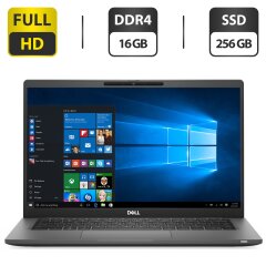 Ультрабук Dell Latitude 7420 / 14" (1920x1080) IPS Touch / Intel Core i7-1185G7 (4 (8) ядра по 3.0 - 4.8 GHz) / 16 GB DDR4 / 256 GB SSD / Intel Iris XE Graphics / WebCam / HDMI