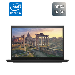 Ультрабук Dell Latitude 7480 / 14" (1920x1080) IPS / Intel Core i7-7600U (2 (4) ядра по 2.8 - 3.9 GHz) / 16 GB DDR4 / 256 GB SSD / Intel HD Graphics 620 / TouchID / WebCam