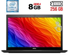 Ультрабук Dell Latitude 7480 / 14" (2560x1440) IPS Touch / Intel Core i5-6300U (2 (4) ядра по 2.4 - 3.0 GHz) / 8 GB DDR4 / 256 GB SSD M.2 / Intel HD Graphics 520 / WebCam / HDMI