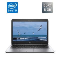 Ультрабук HP EliteBook 840 G4 / 14" (3840x2160) IPS / Intel Core i7-7500U (2 (4) ядра по 2.7 - 3.5 GHz) / 8 GB DDR4 / 240 GB SSD / Intel HD Graphics 620 / WebCam / Fingerprint / Windows 10