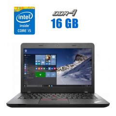 Ультрабук Lenovo ThinkPad E460 / 14" (1366x768) TN / Intel Core i5-6200U (2 (4) ядра по 2.3 - 2.8 GHz) / 16 GB DDR4 / 512 GB SSD / Intel HD Graphics 520 / WebCam