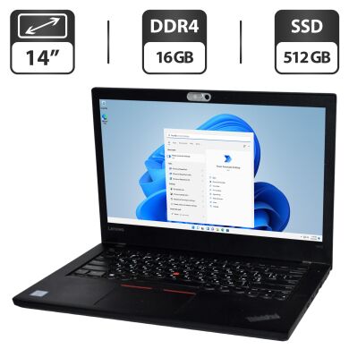 Ультрабук Lenovo ThinkPad T470 / 14" (1366x768) TN / Intel Core i5-6300U (2 (4) ядра 2.4 - 3.0 GHz) / 16 GB DDR4 / 512 GB SSD / Intel HD Graphics 520 / WebCam / Windows 11 Pro Ультрабук Lenovo ThinkPad T470 / 14" (1366x768) TN / Intel Core i5-6300U (2 (4) ядра 2.4 - 3.0 GHz) / 16 GB DDR4 / 512 GB SSD / Intel HD Graphics 520 / WebCam / Windows 11 Pro