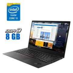 Ультрабук Lenovo ThinkPad X1 Carbon G4 / 14" (1920x1080) IPS / Intel Core i5-6300U (2 (4) ядра по 2.4 - 3.0 GHz) / 8 GB DDR3 / 240 GB SSD / Intel HD Graphics 520 / WebCam