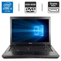 Ноутбук Б-клас Dell Latitude E6410 / 14" (1440x900) TN / Intel Core i5-520M (2 (4) ядра по 2.4 - 2.93 GHz) / 4 GB DDR3 / 500 GB HDD / Intel HD Graphics / DVD-ROM