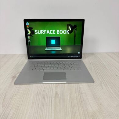 Игровой ультрабук-трансформер Б-класс Microsoft Surface Book 2 / 15.0" (3240x2160) IPS Touch / Intel Core i7-8650U (4 (8) ядра по 1.9 - 4.2 GHz) / 16 GB DDR3 / 512 GB SSD NVMe / nVidia GeForce GTX 1060, 6 GB GDDR5, 192-bit / WebCam Игровой ультрабук-трансформер Б-класс Microsoft Surface Book 2 / 15.0" (3240x2160) IPS Touch / Intel Core i7-8650U (4 (8) ядра по 1.9 - 4.2 GHz) / 16 GB DDR3 / 512 GB SSD NVMe / nVidia GeForce GTX 1060, 6 GB GDDR5, 192-bit / WebCam