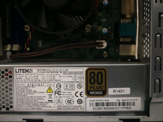 Acer Veriton X2632G SFF / Intel Core i5-4570 (4 ядра по 3.20 - 3.60 GHz) / 8 GB DDR3 / New 120 GB SSD / VGA, DVI, USB 3.0, ComPort