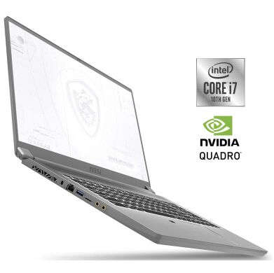 Мобільна робоча станція Б-клас MSI WS75 10TK / 17.3" (1920x1080) IPS / Intel Core i7-10875H (8 (16) ядер по 2.3 - 5.1 GHz) / 32 GB DDR4 / 1000 GB SSD NVMe / nVidia Quadro RTX 3000, 6 GB GDDR6, 192-bit / WebCam