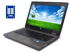 Ноутбук Б-клас HP ProBook 6470b / 14" (1600x900) TN / Intel Core i3-2370M (2 (4) ядра по 2.4 GHz) / 6 GB DDR3 / 120 GB SSD / Intel HD Graphics 3000 / WebCam / DVD-ROM / Win 10