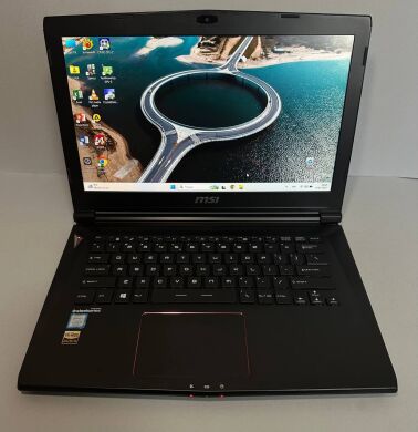 Игровой ультрабук Б-класс MSI GS43VR 6RE Phantom Pro / 14.1" (1920x1080) TN / Intel Core i7-7700HQ (4 (8) ядра по 2.8 - 3.8 GHz) / 32 GB DDR4 / 256 GB SSD / nVidia GeForce GTX 1060, 6 GB GDDR5, 192-bit / WebCam / Win 11 Игровой ультрабук Б-класс MSI GS43VR 6RE Phantom Pro / 14.1" (1920x1080) TN / Intel Core i7-7700HQ (4 (8) ядра по 2.8 - 3.8 GHz) / 32 GB DDR4 / 256 GB SSD / nVidia GeForce GTX 1060, 6 GB GDDR5, 192-bit / WebCam / Win 11