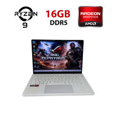 Игровой ноутбук Б-класс Asus ROG Zephyrus G14 GA402RJ / 14" (2560x1600) IPS / AMD Ryzen 9 6900HS (8 (16) ядер по 3.3 - 4.9 GHz) / 16 GB DDR5 / 1000 GB SSD NVMe / AMD Radeon RX 6700S, 8 GB GDDR6, 128-bit / WebCam