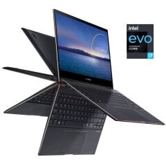 Ультрабук-трансформер Б-класс Asus ZenBook Flip S UX371E / 13.3" (3840x2160) OLED Touch / Intel Core i7-1165G7 (4 (8) ядра по 2.8 - 4.7 GHz) / 16 GB DDR4 / 500 GB SSD / Intel Iris Xe Graphics / WebCam