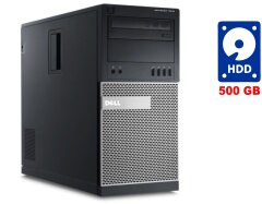 ПК Б-клас Dell OptiPlex 7010 Tower / Intel Core i3-540 (2 (4) ядра по 3.06 GHz) / 4 GB DDR3 / 500 GB HDD / nVidia GeForce 210, 1 GB DDR3, 64-bit / DVD-RW / Win 10 Pro