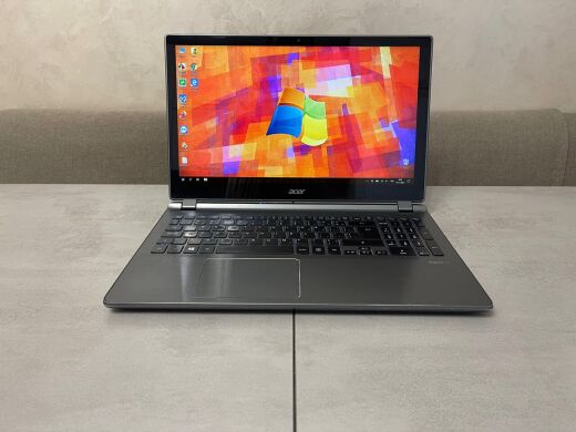 Ноутбук Acer Aspire V5-572 / 15.6" (1920x1080) Touch TN LED / Intel Core i5-3337U (2 (4) ядра по 1,8 - 2,7 GHz) / 12 GB DDR3 / 500 GB SSD / Intel HD Graphics 4000 / USB 3.0 / WebCam 