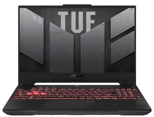 Игровой ноутбук Asus TUF Gaming A15 FA507NV-LP025W / 15.6" (1920x1080) IPS / AMD Ryzen 5 7535HS (6 (12) ядер по 3.3 - 4.55 GHz) / 16 GB DDR5 / 480 GB SSD / nVidia GeForce RTX 4060, 8 GB GDDR6, 128-bit / WebCam