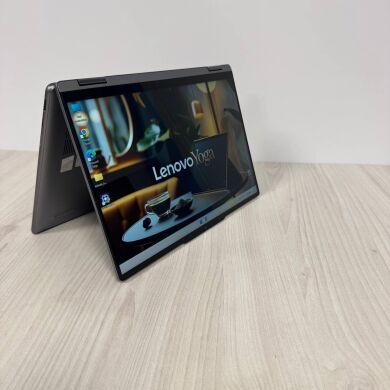 Ультрабук-трансформер Lenovo Yoga 7 14AHP9 / 14" (1920x1200) IPS Touch / AMD Ryzen 5 8640HS (6 (12) ядер по 3.5 - 4.9 GHz) / 8 GB DDR5 / 512 GB SSD NVMe / AMD Radeon 760M Graphics / WebCam