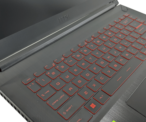 Ігровий ноутбук MSI Gaming MS-16R5 / 15.6" (1920x1080) IPS / Intel Core i5-10300H (4 (8) ядра по 2.5 - 4.5 GHz) / 16 GB DDR4 / 240 GB SSD / nVidia GeForce GTX 1650, 4 GB GDDR6, 128-bit / WebCam Ігровий ноутбук MSI Gaming MS-16R5 / 15.6" (1920x1080) IPS / Intel Core i5-10300H (4 (8) ядра по 2.5 - 4.5 GHz) / 16 GB DDR4 / 240 GB SSD / nVidia GeForce GTX 1650, 4 GB GDDR6, 128-bit / WebCam