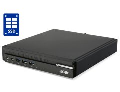Неттоп Acer Veriton N4640G Mini USFF / Intel Pentium G4400 (2 ядра по 3.3 GHz) / 8 GB DDR4 / 256 GB SSD / Intel HD Graphics 510