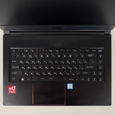 Ігровий ноутбук Б-класс MSI GS65 Stealth Thin 8RF / 15.6" (1920x1080) IPS / Intel Core i7-8750H (6 (12) ядер по 2.2 - 4.1 GHz) / 16 GB DDR4 / 512 GB SSD / nVidia GeForce GTX 1070 Max-Q, 8 GB GDDR5, 256-bit / WebCam