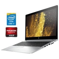 Игровой ультрабук Б-класс HP EliteBook 850 G6 / 15.6" (1920x1080) IPS / Intel Core i7-8665U (4 (8) ядра по 1.9 - 4.8 GHz) / 16 GB DDR4 / 256 GB SSD / AMD Radeon 550X, 2 GB GDDR5, 128-bit / WebCam / Win 11 Pro