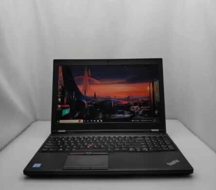 Мобільна робоча станція Lenovo ThinkPad P50 / 15.6" (1920x1080) IPS / Intel Core i7-6700HQ (4 (8) ядра по 2.6 - 3.5 GHz) / 16 GB DDR4 / 500 GB SSD / nVidia Quadro M1000M, 2 GB GDDR5, 128-bit / WebCam /Win 10 Pro