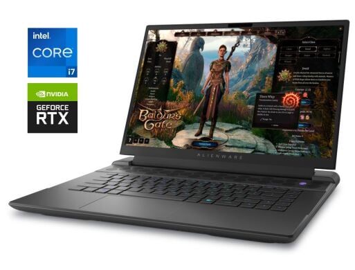 Ігровий ноутбук Dell Alienware m16 R1 / 16" (2560x1600) IPS / Intel Core i7-13700HX (16 (24) ядер по 3.7 - 5.0 GHz) / 16 GB DDR5 / 1000 GB SSD / nVidia GeForce RTX 4070, 8 GB GDDR6, 128-bit / WebCam