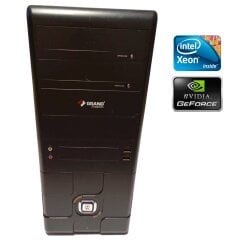 ПК Б-клас Grand Tower / Intel Xeon E5440 (4 ядра по 2.833 GHz) / 8 GB DDR3 / 120 GB SSD + 200 GB HDD / nVidia GeForce 8400 GS, 256 MB DDR2, 64-bit / 350W / Win 10