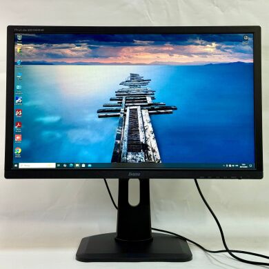 Монитор Б-клас Iiyama ProLite B2483HS-B3 (PL2483H) / 24" (1920x1080) TN / VGA, HDMI, DisplayPort / VESA 100x100