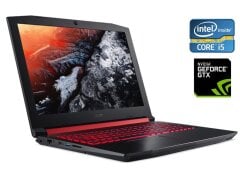 Ігровий ноутбук Б-клас Acer Nitro 5 AN515-52 / 15.6" (1920x1080) IPS / Intel Core i5-8300H (4 (8) ядра по 2.3 - 4.0 GHz) / 16 GB DDR4 / 256 GB SSD M.2 + 500 GB HDD / nVidia GeForce GTX 1050 Ti, 4 GB GDDR5, 128-bit / WebCam