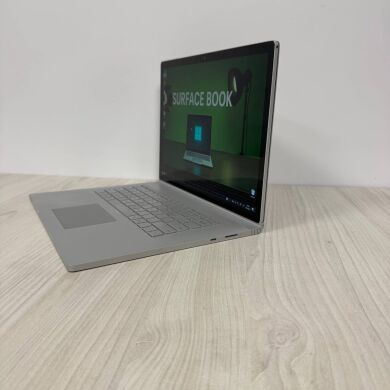 Игровой ультрабук-трансформер Б-класс Microsoft Surface Book 2 / 15.0" (3240x2160) IPS Touch / Intel Core i7-8650U (4 (8) ядра по 1.9 - 4.2 GHz) / 16 GB DDR3 / 512 GB SSD NVMe / nVidia GeForce GTX 1060, 6 GB GDDR5, 192-bit / WebCam Игровой ультрабук-трансформер Б-класс Microsoft Surface Book 2 / 15.0" (3240x2160) IPS Touch / Intel Core i7-8650U (4 (8) ядра по 1.9 - 4.2 GHz) / 16 GB DDR3 / 512 GB SSD NVMe / nVidia GeForce GTX 1060, 6 GB GDDR5, 192-bit / WebCam