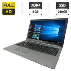 Ультрабук HP 255 G8 / 15.6" (1920x1080) IPS / AMD Ryzen 3 5300U (4 (8) ядра по 2.6 - 3.8 GHz) / 8 GB DDR4 / 240 GB SSD / AMD Radeon Graphics 384SP Graphics / WebCam
