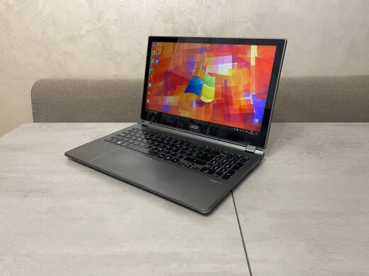Ноутбук Acer Aspire V5-572 / 15.6" (1920x1080) Touch TN LED / Intel Core i5-3337U (2 (4) ядра по 1,8 - 2,7 GHz) / 12 GB DDR3 / 500 GB SSD / Intel HD Graphics 4000 / USB 3.0 / WebCam 