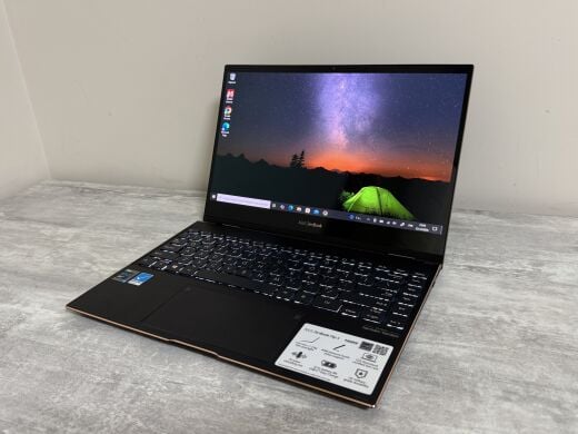 Ультрабук-трансформер Б-класс Asus ZenBook Flip S UX371E / 13.3" (3840x2160) OLED Touch / Intel Core i7-1165G7 (4 (8) ядра по 2.8 - 4.7 GHz) / 16 GB DDR4 / 500 GB SSD / Intel Iris Xe Graphics / WebCam