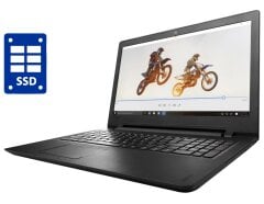 Ноутбук Б-клас Lenovo IdeaPad 110-15ACL / 15.6" (1366x768) TN / AMD E1-7010 (2 ядра по 1.5 GHz) / 8 GB DDR3 / 120 GB SSD / AMD Radeon R2 Graphics / WebCam / Win 7