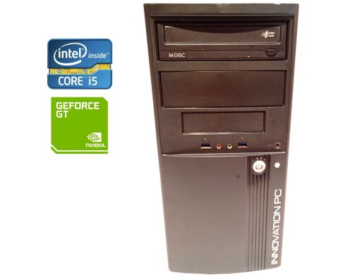ПК Б-класс Innovation PC Tower / Intel Core i5-4690 (4 ядра по 3.5 - 3.9 GHz) / 16 GB DDR3 / 240 GB SSD + 500 GB HDD / nVidia GeForce GT 630, 1 GB GDDR5, 128-bit / 450W / DVD-RW