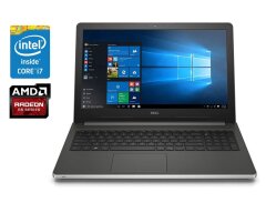 Ігровий ноутбук Б-клас Dell Inspiron 5559 / 15.6" (1920x1080) IPS Touch / Intel Core i7-6500U (2 (4) ядра по 2.5 - 3.1 GHz) / 16 GB DDR4 / 240 GB SSD / AMD Radeon R5 M335, 4 GB DDR3, 64-bit / WebCam