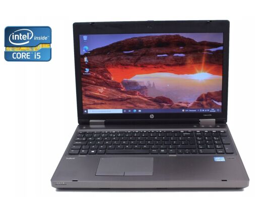 Ноутбук HP ProBook 6570b / 15.6" (1600x900) TN / Intel Core i5-3210M (2 (4) ядра по 2.5 - 3.1 GHz) / 8 GB DDR3 / 240 GB SSD / AMD Radeon HD 7570M, 1 GB DDR3, 64-bit / WebCam / DVD-RW