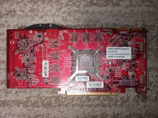 Дискретная видеокарта ATI Radeon HD 3870, 512 MB GDDR4, 256-bit / 2x DVI, 1x S-Video