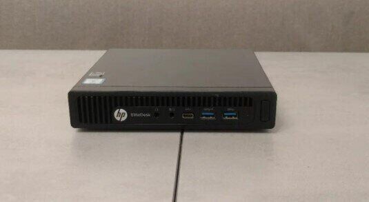 Неттоп HP EliteDesk 800 G2 USFF / Intel Core i5-6500T (4 ядра по 2.5 - 3.1 GHz) / 8 GB DDR4 / 256 GB SSD /  Intel HD Graphics 530