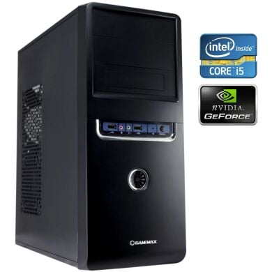 ПК GameMax ET-201 Tower / Intel Core i5-4460 (4 ядра по 3.2 - 3.4 GHz) / 8 GB DDR3 / 320 GB HDD / nVidia GeForce 210, 1 GB DDR3, 64-bit / 350W