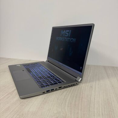 Мобільна робоча станція Б-клас MSI WS75 10TK / 17.3" (1920x1080) IPS / Intel Core i7-10875H (8 (16) ядер по 2.3 - 5.1 GHz) / 32 GB DDR4 / 1000 GB SSD NVMe / nVidia Quadro RTX 3000, 6 GB GDDR6, 192-bit / WebCam