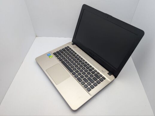 Ноутбук Asus X441S / 15.6" (1366x768) TN / Intel Pentium N3710 (4 ядра по 1.6 - 2.56 GHz) / 4 GB DDR3 / 60 GB SSD + 320 GB HDD / nVidia GeForce 810M, 1 GB GDDR3, 64-bit / WebCam / DVD-ROM