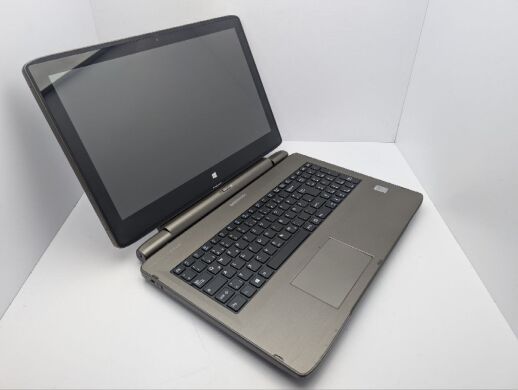 Ноутбук Medion S6214T / 15.6" (1366x768) TN Touch / Intel Pentium N3540 (4 ядра по 2.16 - 2.66 GHz) / 4 GB DDR3 / 60 GB SSD + 500 GB HDD / Intel HD Graphics / WebCam / DVD-ROM / АКБ не держит
